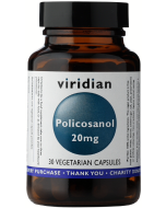 Viridian Policosanol 20mg Veg Caps 30caps 