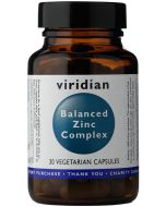 Viridian Balanced Zinc Complex Veg Caps 30caps