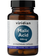 Viridian Malic Acid 500mg Veg Caps 30caps 