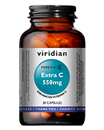 Viridian Extra C 550mg Veg Caps 30caps