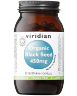 Viridian Organic Black Seed Capsules 450mg 90caps 