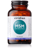 Viridian MSM (Methyl sulphonyl methane) Veg Caps 90caps 