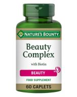 Nature's Bounty Beauty Complex with Biotin 60 Caplets