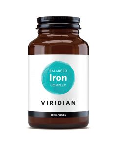 Viridian Balanced Iron Complex Veg Caps 30caps 