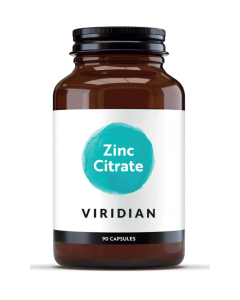 Viridian Zinc Citrate Veg Caps 90 Caps