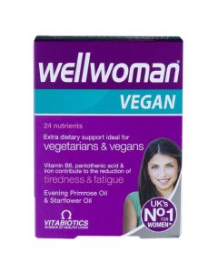 Vitabiotics Wellwoman Vegan Extra Dietary Support 60 Tablets