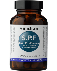 Viridian S.P.F Skin Pro-Factors Veg Caps 60caps 
