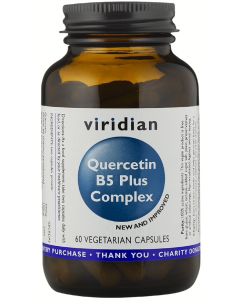 Viridian Quercetin B5 Plus Complex Veg Caps 60caps 