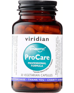 Viridian Synerbio ProCare Veg Caps 30caps