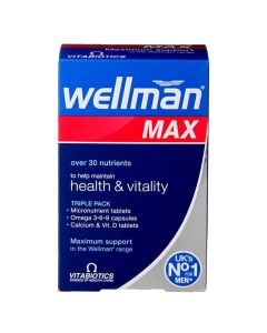 Vitabiotics Wellman Max 84 Capsules