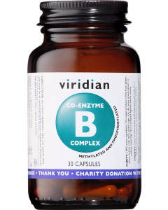 Viridian Co-enzyme B Complex Veg Caps 30caps 