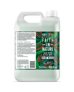 Faith In Nature Aloe Vera/ Tea Tree Hand Wash 5Ltr 