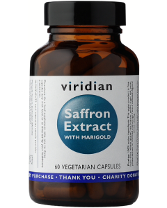 Viridian Saffron Extract with Marigold Veg Caps 60caps 