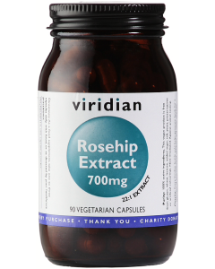 Viridian Rosehip Extract 700mg Veg Caps 90caps 