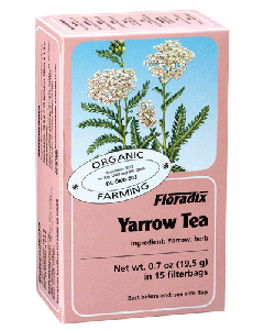 Floradix Yarrow Organic Herbal Tea 15 filterbags 