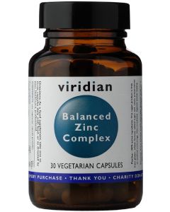 Viridian Balanced Zinc Complex Veg Caps 30caps