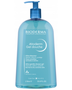 Bioderma Atoderm Gel Douche /  Gentle Shower Gel 1lt