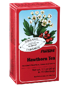 Floradix Hawthorne Organic Herbal Tea 15 filterbags 