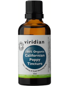 Viridian Organic Californian Poppy tincture 50ml