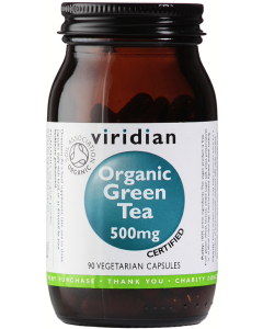 Viridian Organic Green Tea 500mg Veg Caps 90caps 