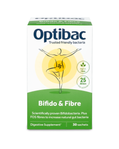 OptiBac Probiotics Bifidobacteria & Fibre 30 Sachets