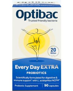 OptiBac Probiotics For Every Day EXTRA Strength 90 Capsules