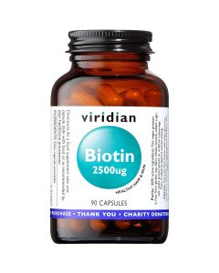 Viridian Biotin 2500ug Veg Caps 90caps 