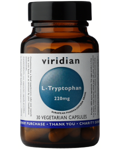 Viridian L-Tryptophan 220mg Veg Caps 30caps 