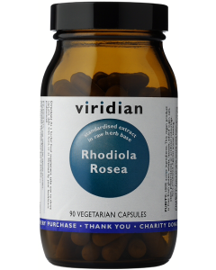 Viridian Rhodiola Rosea Root Veg Caps 90caps 