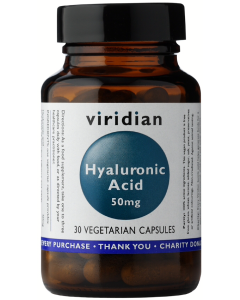 Viridian Hyaluronic Acid 50mg Veg Caps 30caps 