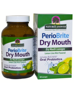 Nature's Answer Perio Brite Dry Mouth 100 Lozenges 