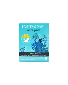 Natracare Ultra Regular Period Pads With Wings 14's