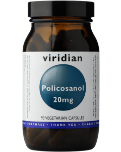 Viridian Policosanol 20mg Veg Caps 90caps 