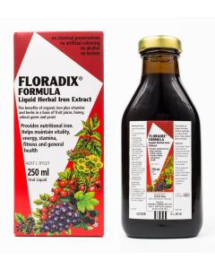 Floradix Liquid Iron,Vitamin and Herbal Formula 250ml