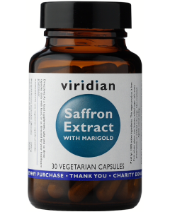 Viridian Saffron Extract with Marigold Veg Caps 30caps 