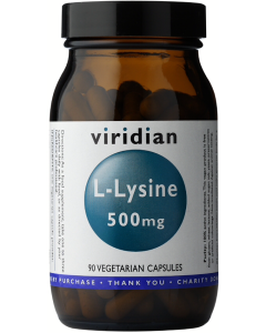 Viridian L-Lysine 500mg Veg Caps 90caps 