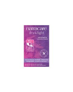 Natracare Dry & Light Slim Incontinence Pads 20's