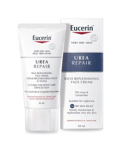 Eucerin UreaRepair Rich Replenishing Face Cream 5% Urea 50ml