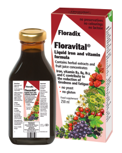 Floradix Floravital Yeast & gluten free liquid iron formula 500ml