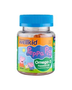 Vitabiotics Wellkid Peppa Pig Omega 3 Orange Flavour 30 Jellies