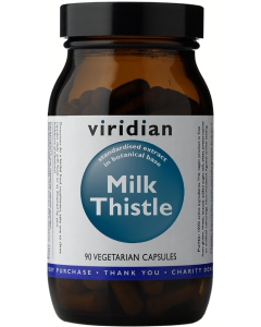 Viridian Milk Thistle Herb & Seed Veg Caps 90caps 