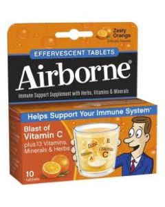 Airborne Original Zesty Orange 10 tabs