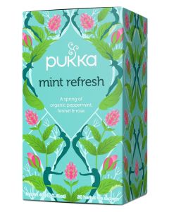 Pukka Mint Refresh peppermint, licorice & rose 20 Tea Bags