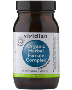 Viridian Organic Herbal Female Complex Veg Caps 90caps 