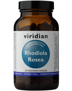 Viridian Rhodiola Rosea Root Veg Caps 150caps 
