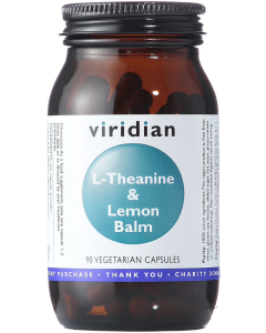 Viridian L-Theanine and Lemon Balm Veg Caps 90caps 
