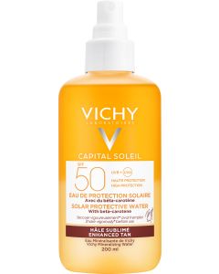  Vichy Ideal Soleil Solar Protective Water Enhanced Tan SPF50, 200ml