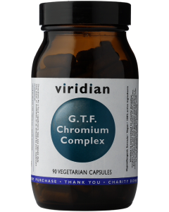 Viridian GTF Chromium Complex Veg Caps 90caps