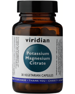 Viridian Potassium Magnesium Citrate Veg Caps 30caps 