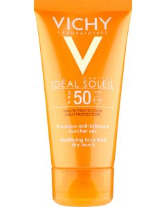 Vichy Ideal Soleil Mattifying Face Fluid - Dry Touch SPF50+, 50ml